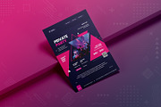 Purple Party Invitation, an Invitation Template by Fannan Studio (Thumbnail 2 of 2)