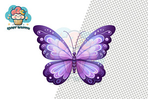 Butterfly Clipart Illustrations Pack