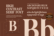 Ground Castle - High Contrast Serif, a Serif Font by Letterhend Studio (Thumbnail 5 of 11)