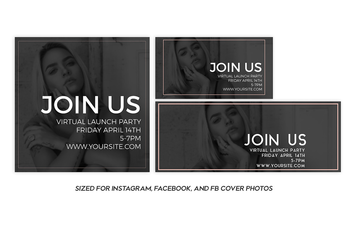 GirlBoss Pink Social Media Templates, a Social Media Template by Candor Creative (Photo 3 of 4)