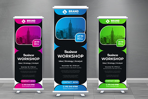 Creative business Roll up banner