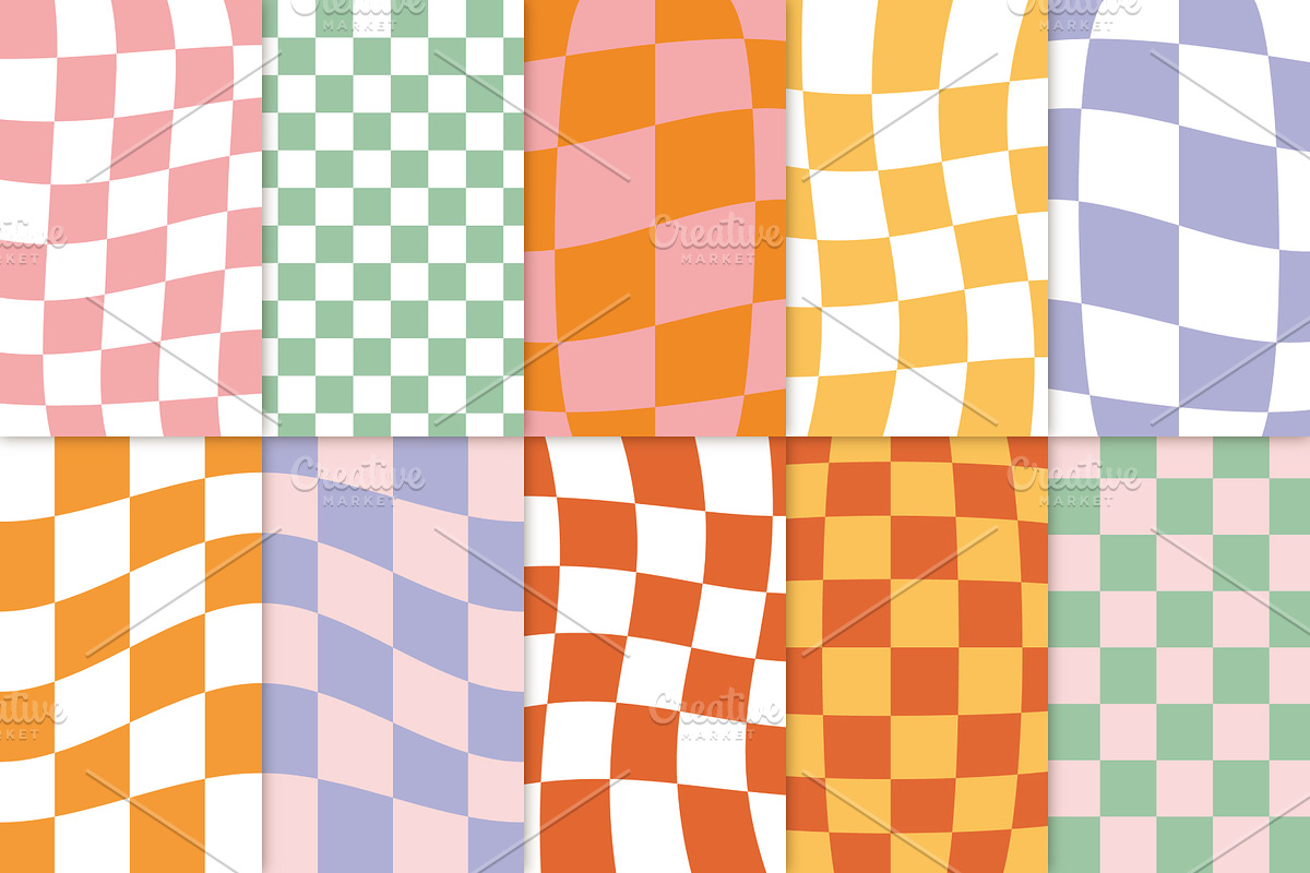 Chekered chessboard seamless pattern, a Pattern Graphic by Swetsol (Photo 2 of 9)