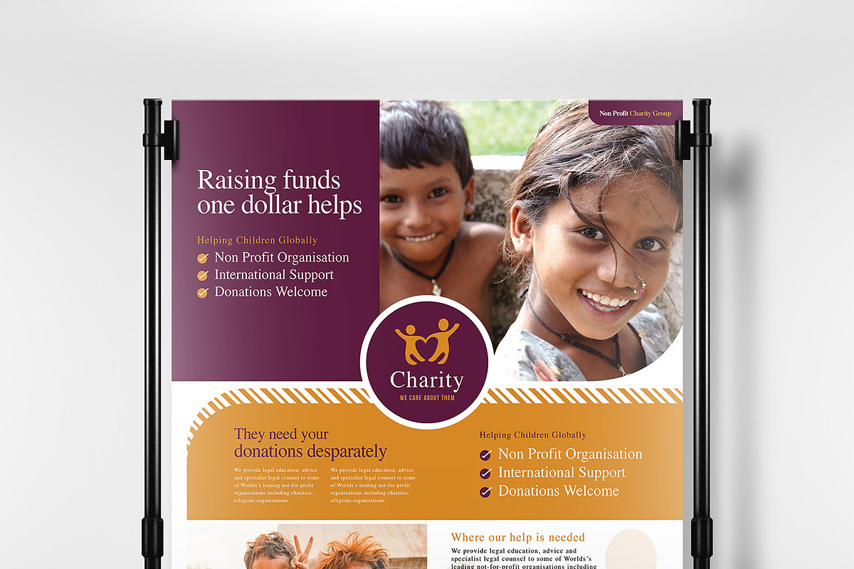 Charity Templates Pack, a Flyer Template by BrandPacks (Photo 2 of 10)