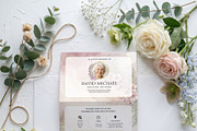 Lavender Floral Funeral Program, an Invitation Template by Arslan (Thumbnail 3 of 3)