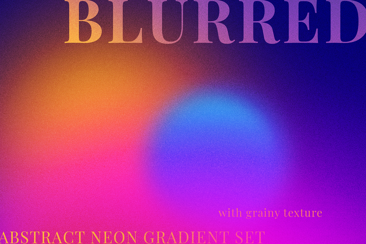 Neon Grainy Gradient Texture Pack