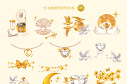 LaLuxe Vintage White & Goldorem, a Decorative Illustration by CreativeValuation (Thumbnail 3 of 11)