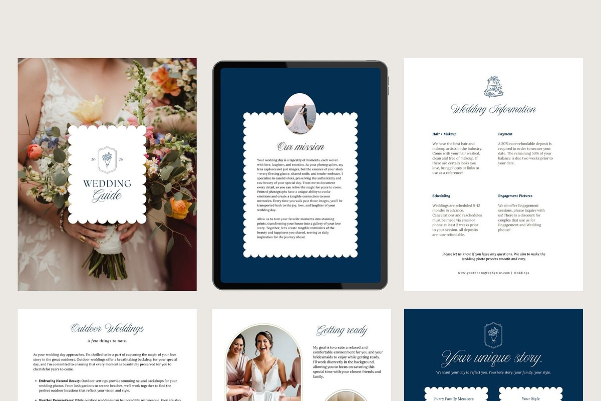 Wedding Photography Pricing Guide, a Marketing Template by Sweet Little Muse (Photo 3 of 13)