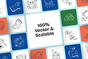 Fishing Doodles, an Outline Icon by Vectors Market (Thumbnail 5 of 8)