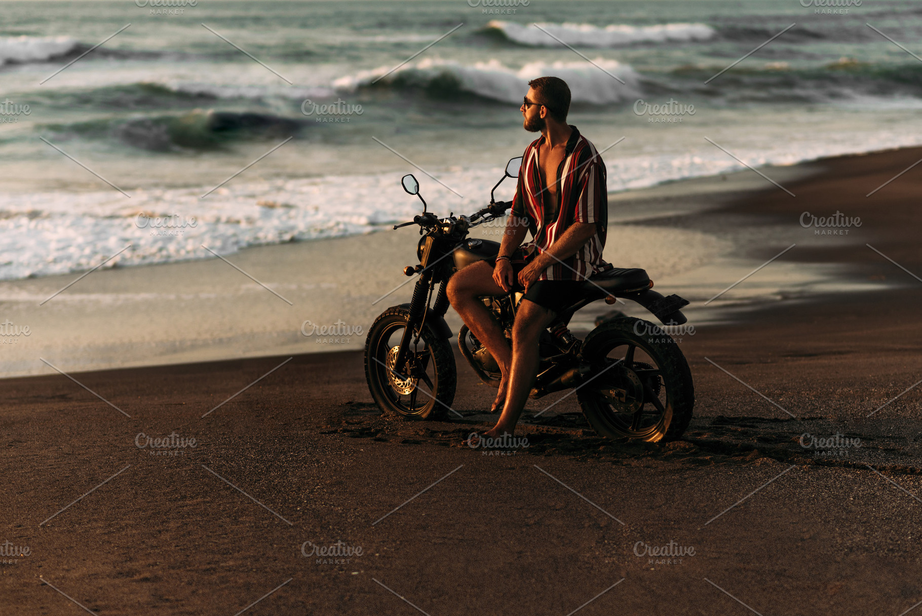 Travel on a bike, a Person Photo by SOTNIKOV_MISHA