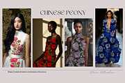 CHINESE PEONY Pattern, a Pattern Graphic by MitrushovaArt (Thumbnail 7 of 10)