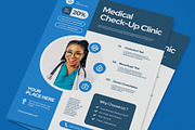 Medical Check-Up Clinic Flyer, a Flyer Template by graphicook (Thumbnail 2 of 3)