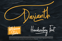 Darianth Handwriting Font