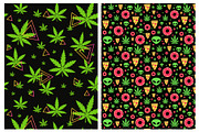 Marijuana pattern bundle, a Pattern Graphic by Slavko Kahovsky (Thumbnail 6 of 7)