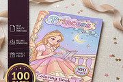 Magical Princess Coloring Book Vol30, a Person Illustration by ikarifq shop (Thumbnail 1 of 7)