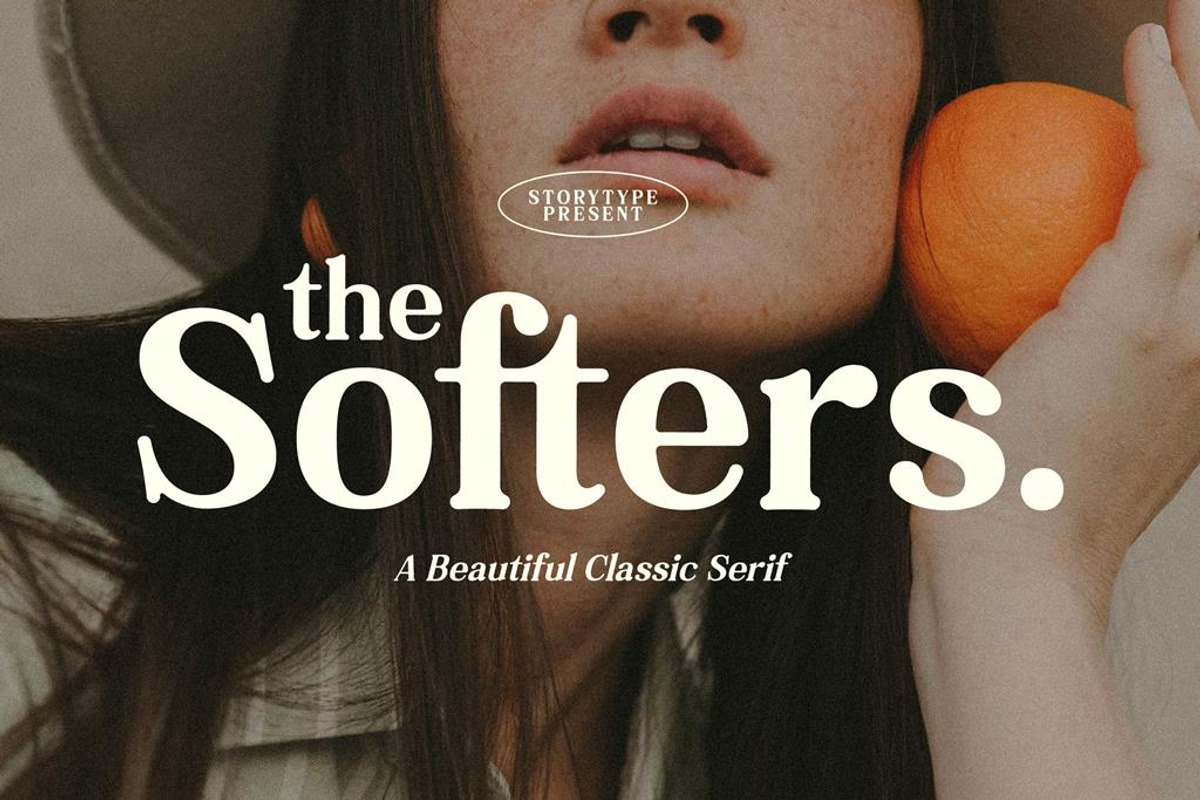 Softers Beautiful Classic Serif Font, a Serif Font by Storytype Studio (Photo 1 of 14)