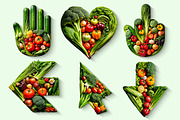 Vegetables Font, a Sans Serif Font by Handmadefont (Thumbnail 9 of 16)