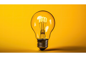 intricate yellow background light, a Technology Photo by pikepicture