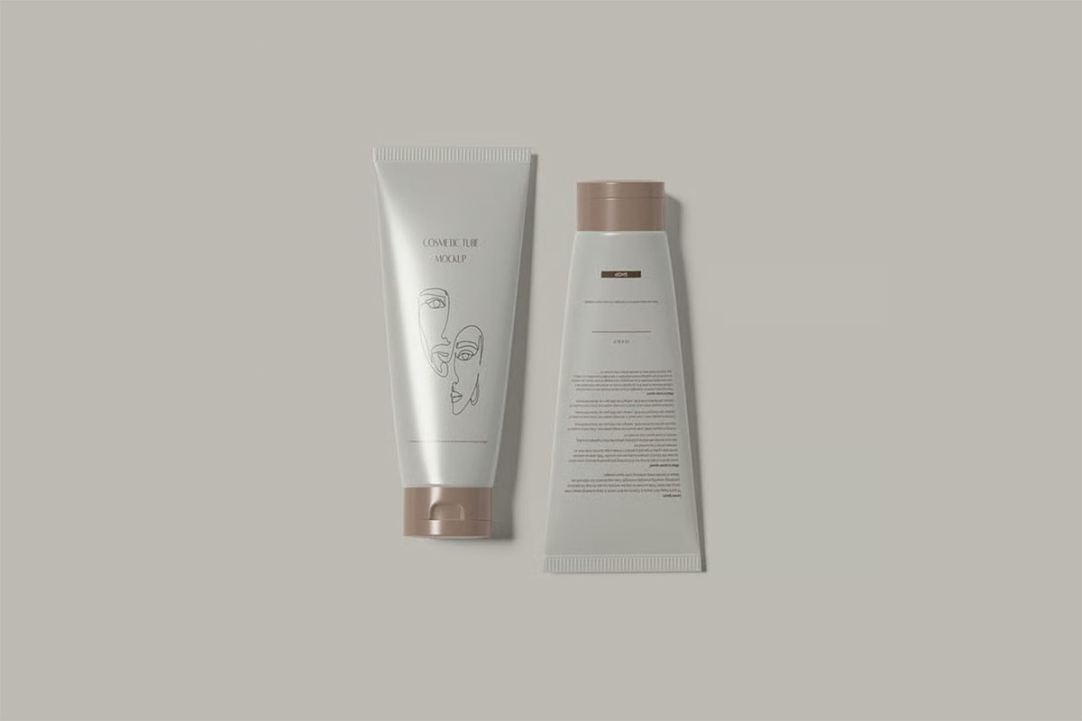 Cosmetic Tube Mockup, a Packaging Mockup by zpackcreative (Photo 7 of 7)