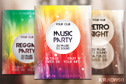 Abstract Flyer / Poster, a Flyer Template by Krukowski Graphics (Thumbnail 1 of 2)