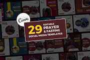 Prayer & Fasting Church Flyer Bundle, a Social Media Template by MK Creatives (Thumbnail 1 of 3)