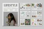 Lifestyle Magazine Template, a Magazine Template by BrandPacks (Thumbnail 1 of 6)