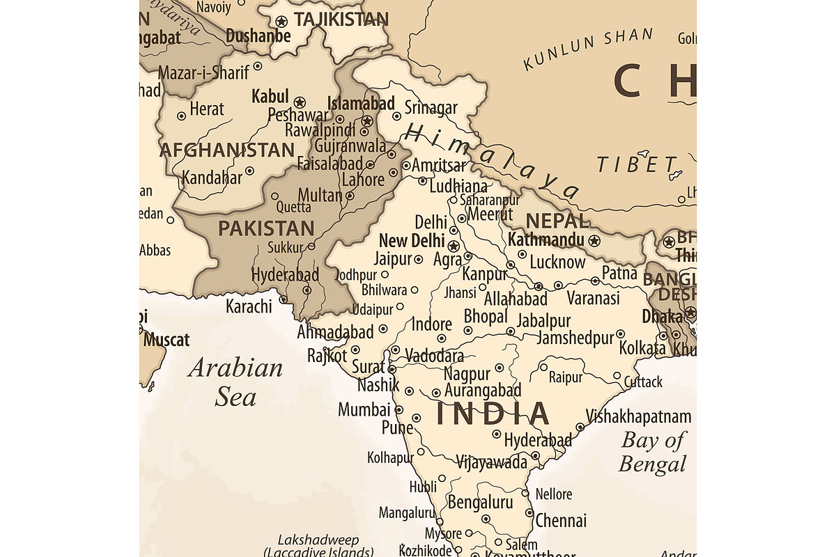 World Map - Highly Detailed Vector, a Graphic by PorcuPen Works (Photo 6 of 6)