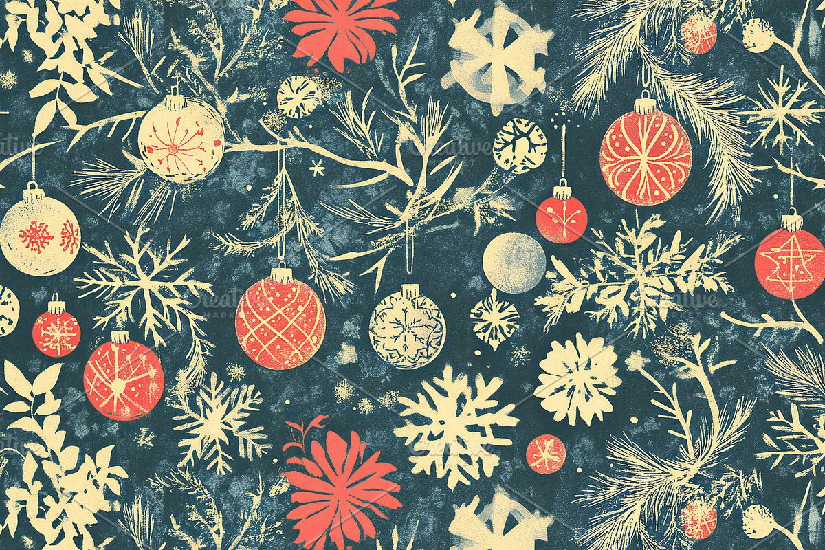 Christmas Papers Pattern Ornament, a Pattern Graphic by VetalStock (Photo 5 of 6)