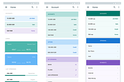 Material UI kit: Money, a Templates & Theme by UI8 (Thumbnail 7 of 8)