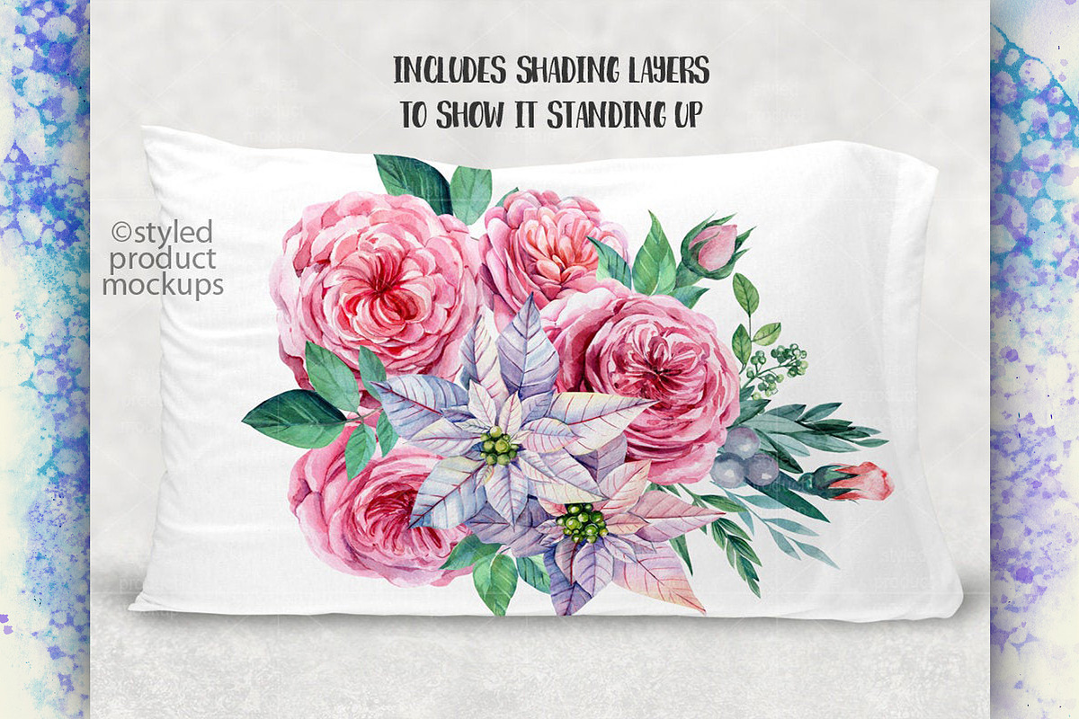 Standard size pillow case mockup, a Product Mockup by StyledProductMockups (Photo 5 of 6)