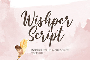 Wishper Script – Modern Calligraphy
