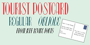 Tourist Postcard JNL, a Font by Jeff Levine Fonts (Thumbnail 1 of 5)