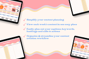 Content Calendar for Google Sheets, a Social Media Template by Kurly Creative (Thumbnail 3 of 9)