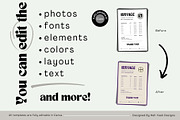 Monochrome Invoice & Order Form, a Stationery Template by Hell Yeah Designs (Thumbnail 5 of 8)