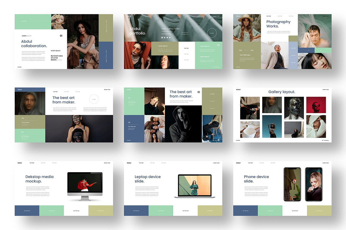 Abdul - Business PowerPoint Template, a Presentation Template by Dens Creative Studio (Photo 4 of 6)