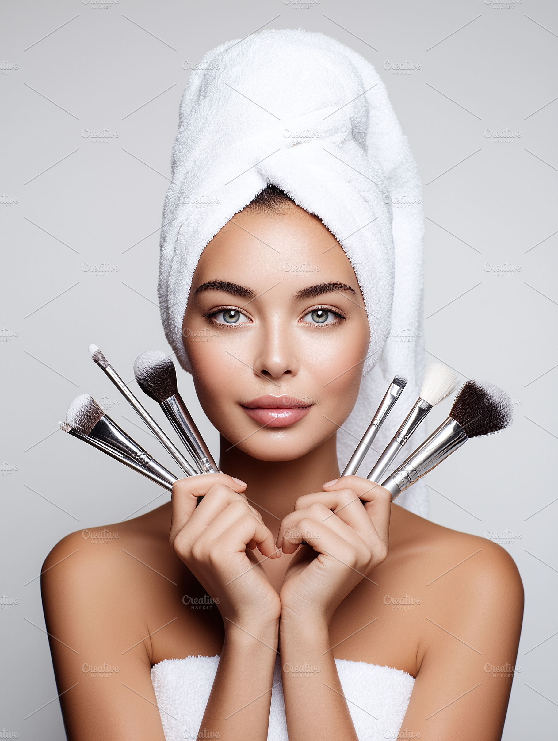 Beautiful woman with flawless skin, a Beauty & Fashion Photo by MistyDay