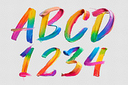 Rainbow Brush Font, a Handwritten Font by Handmadefont (Thumbnail 11 of 11)