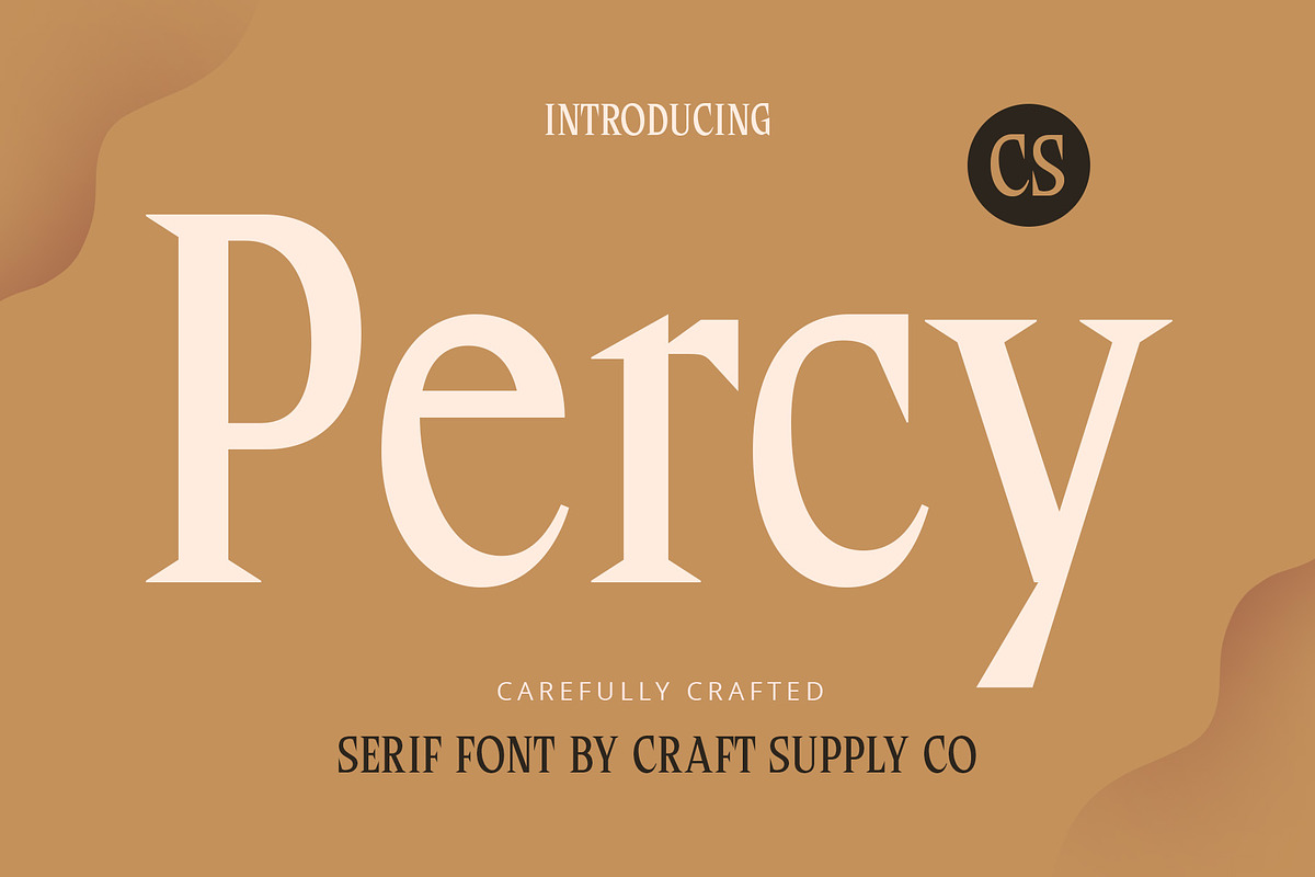 CS Percy – Serif Font, a Serif Font by Craft Supply Co. (Photo 1 of 8)