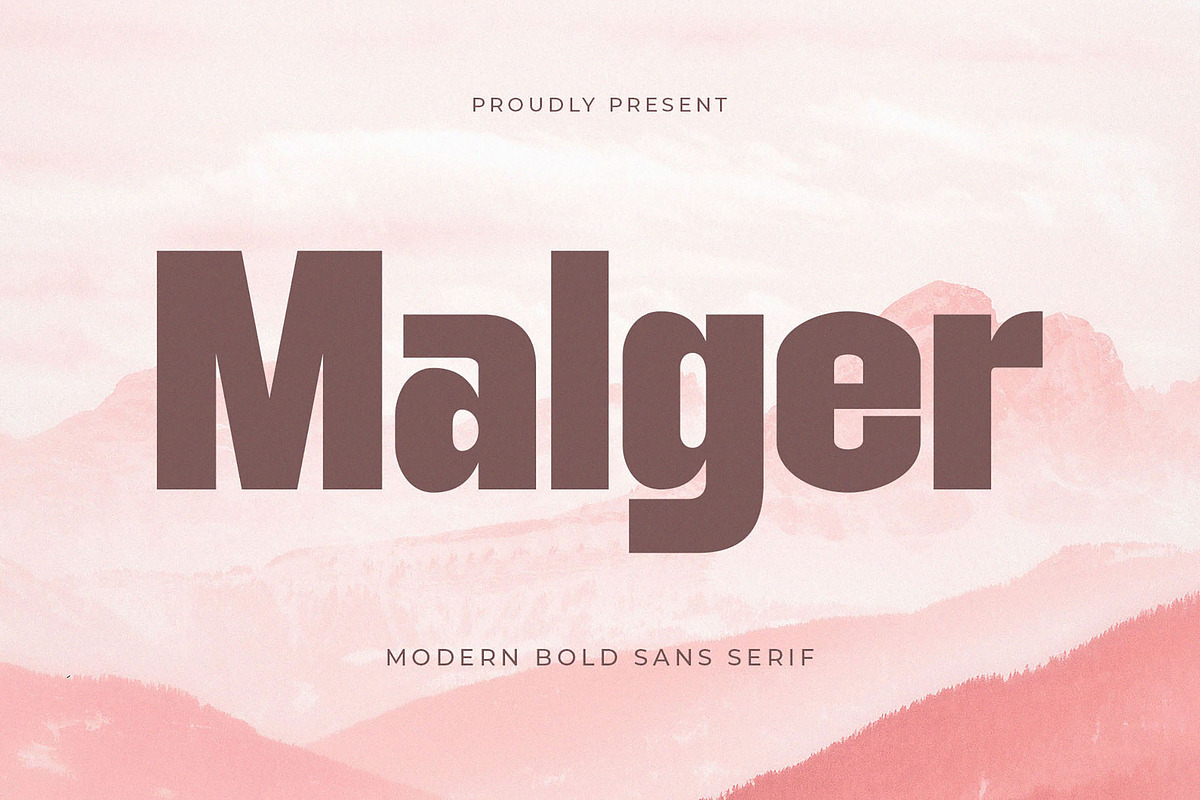 Malger - Modern Sans Serif, a Sans Serif Font by TypeLogue (Photo 1 of 5)