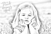 Pencil Drawing Effect for Photoshop, a Brushes & More by ShinyPixel (Thumbnail 1 of 7)