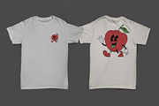 Fruit Mascot Bundle in 90s Style, a Food Illustration by Judsart (Thumbnail 2 of 3)