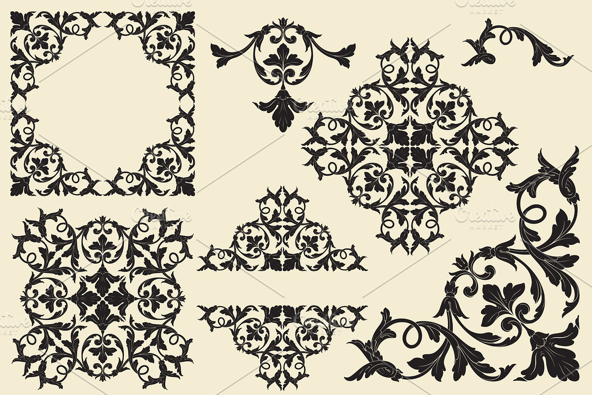 Ornamental frame and border SVG, an Object Graphic by Samira (Photo 3 of 6)