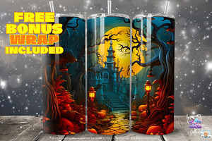 Creepy Jack 20oz Tumbler Wrap