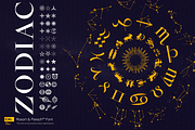 ZODIAC Signs & Constellations, a Symbol Font by California Type Foundry (Thumbnail 1 of 3)