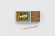 Match Box Mockup - 11 views, a Packaging Mockup by Illusiongraphic (Thumbnail 6 of 19)