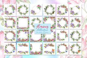 Cool Dogwood Colorful Flower PNG Set