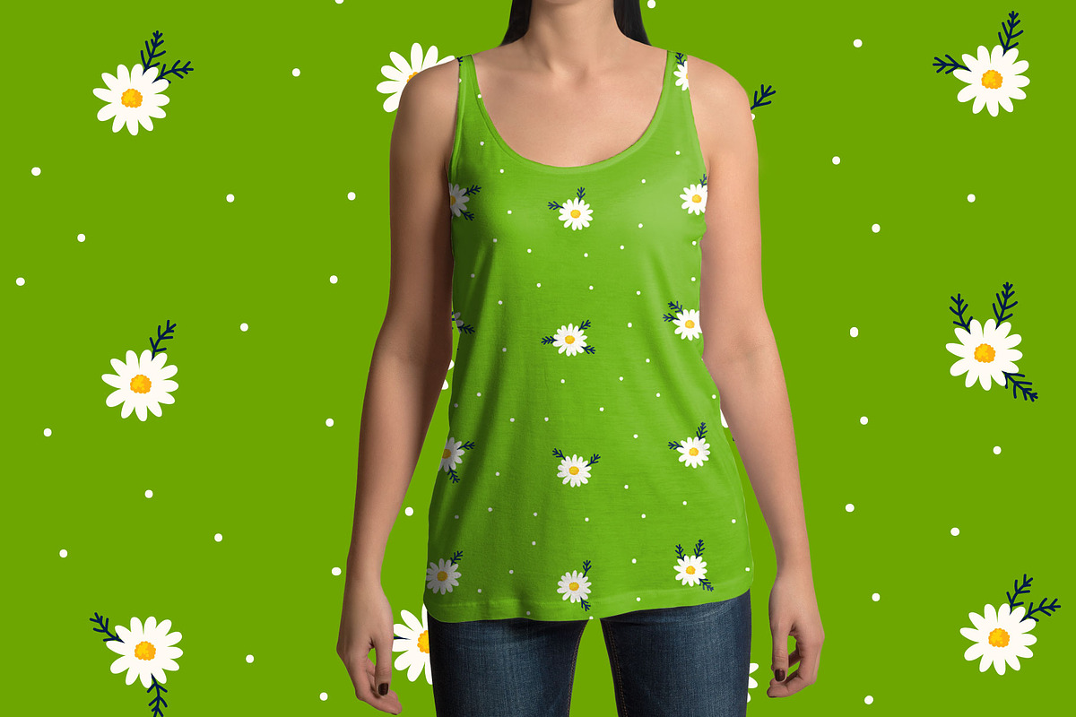 Daisy Ditsy Floral Pattern Bundle, a Pattern Graphic by AvaAva (Photo 11 of 19)