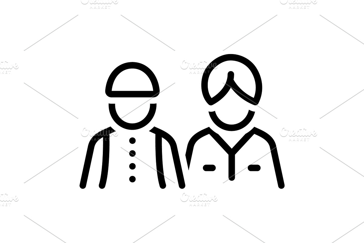 Characters religion black icon, an Outline Icon by Creative priyanka