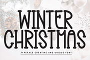 Winter Christmas | Script Font, a Script Font by Scratchones (Thumbnail 1 of 8)