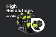 Fitness and Gym 3D Icon Pack, an Object 3D Model by Nate Studios (Thumbnail 3 of 6)