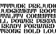 Taurian, bold & elegant display font, a Font by MoonBandit (Thumbnail 7 of 9)
